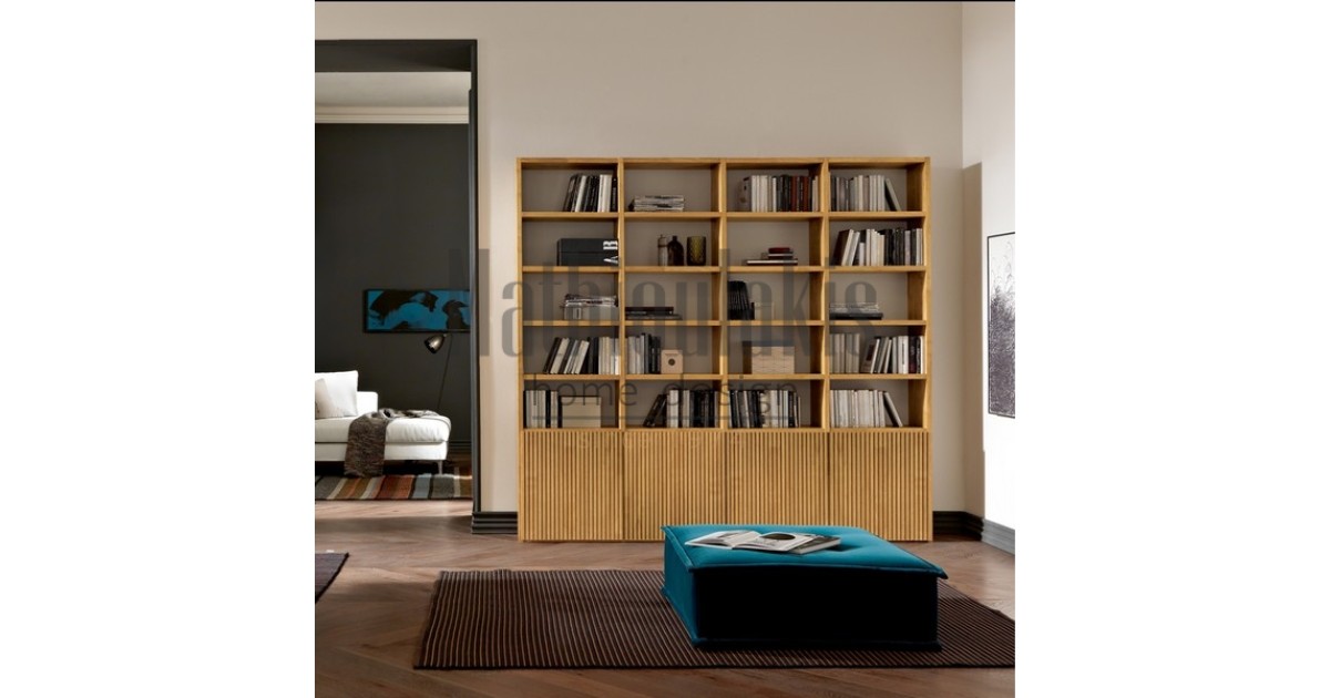 Βιβλιοθήκη Wood Σύνθεση- Βιβλιοθήκη