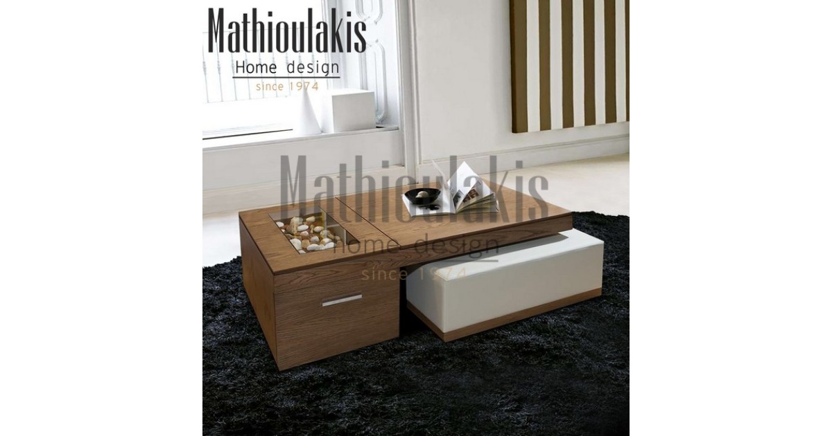 Τραπεζάκι Stone Τραπεζάκι- Έπιπλο  TV