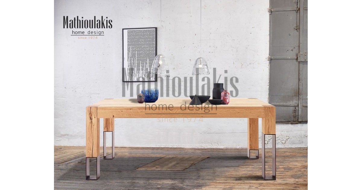 Τραπεζαρία Oliver (metal) Τραπέζι